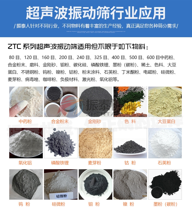 高鐵酸鉀超聲波振動(dòng)篩行業(yè)應(yīng)用